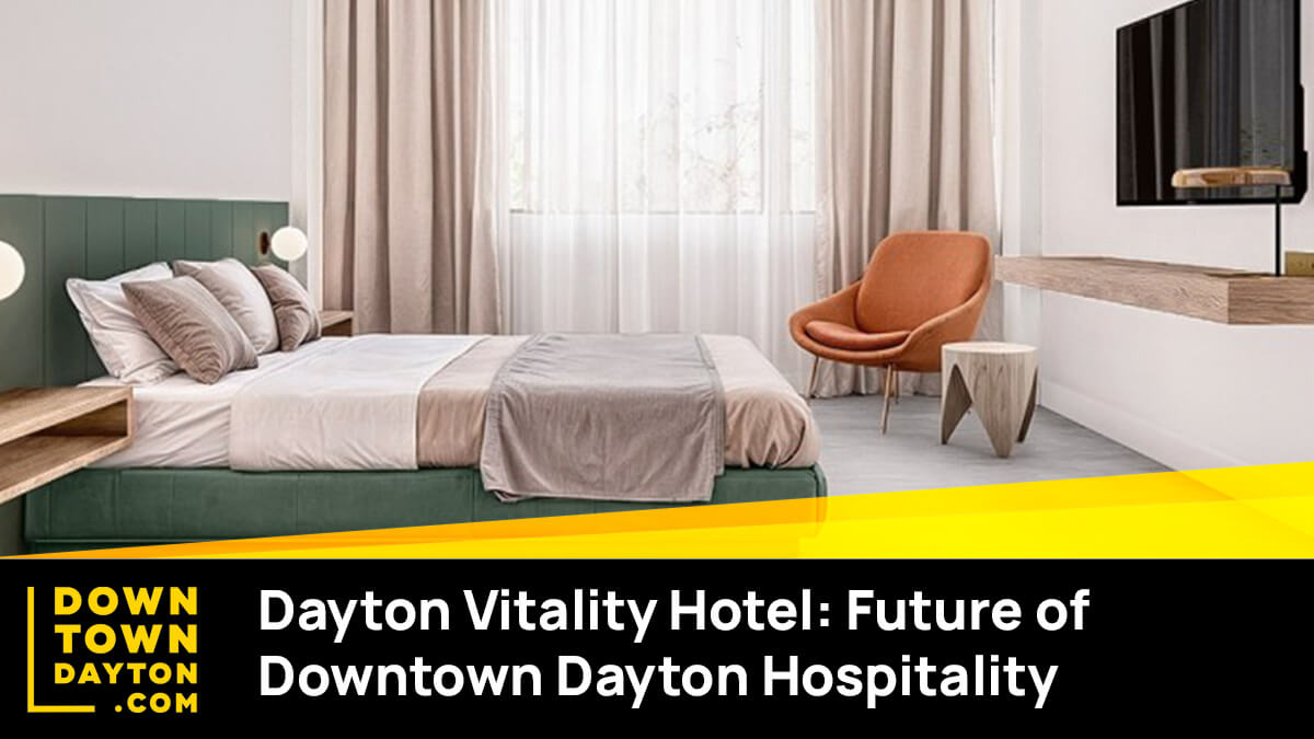 Photo of a room rendering of the Vitality Hotel in Downtown Dayton Social Card