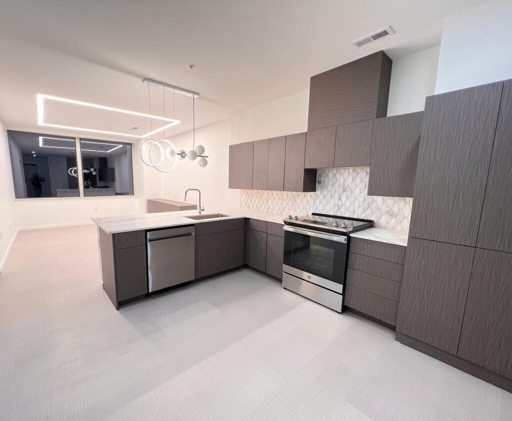 Rendering of a residential unit in The Deneau Tower in Downtown Dayton
